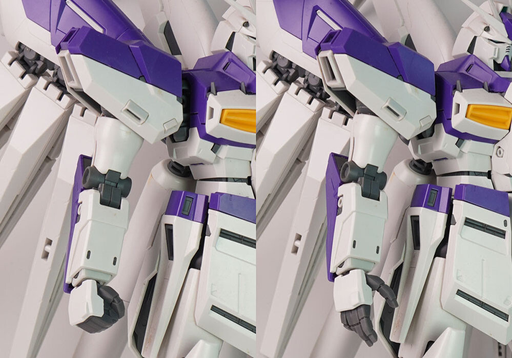 exchange hand upgrade kit set for MG 1/100 Nu Ver ka