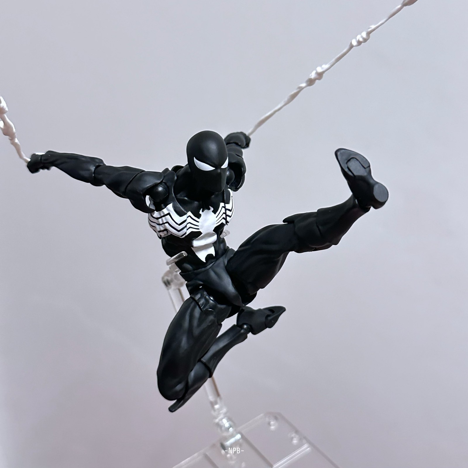 Hot-New Mess Toys Black Suit Neighbor Spider-Man Symbiote 1/12 Action Figure