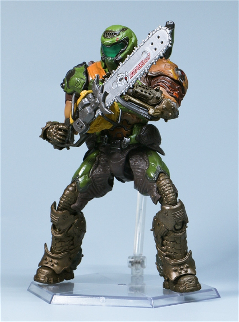 US! Figma SP-140 Doom Eternal Slayer PVC Action Figure Model Boxed Statue Gift