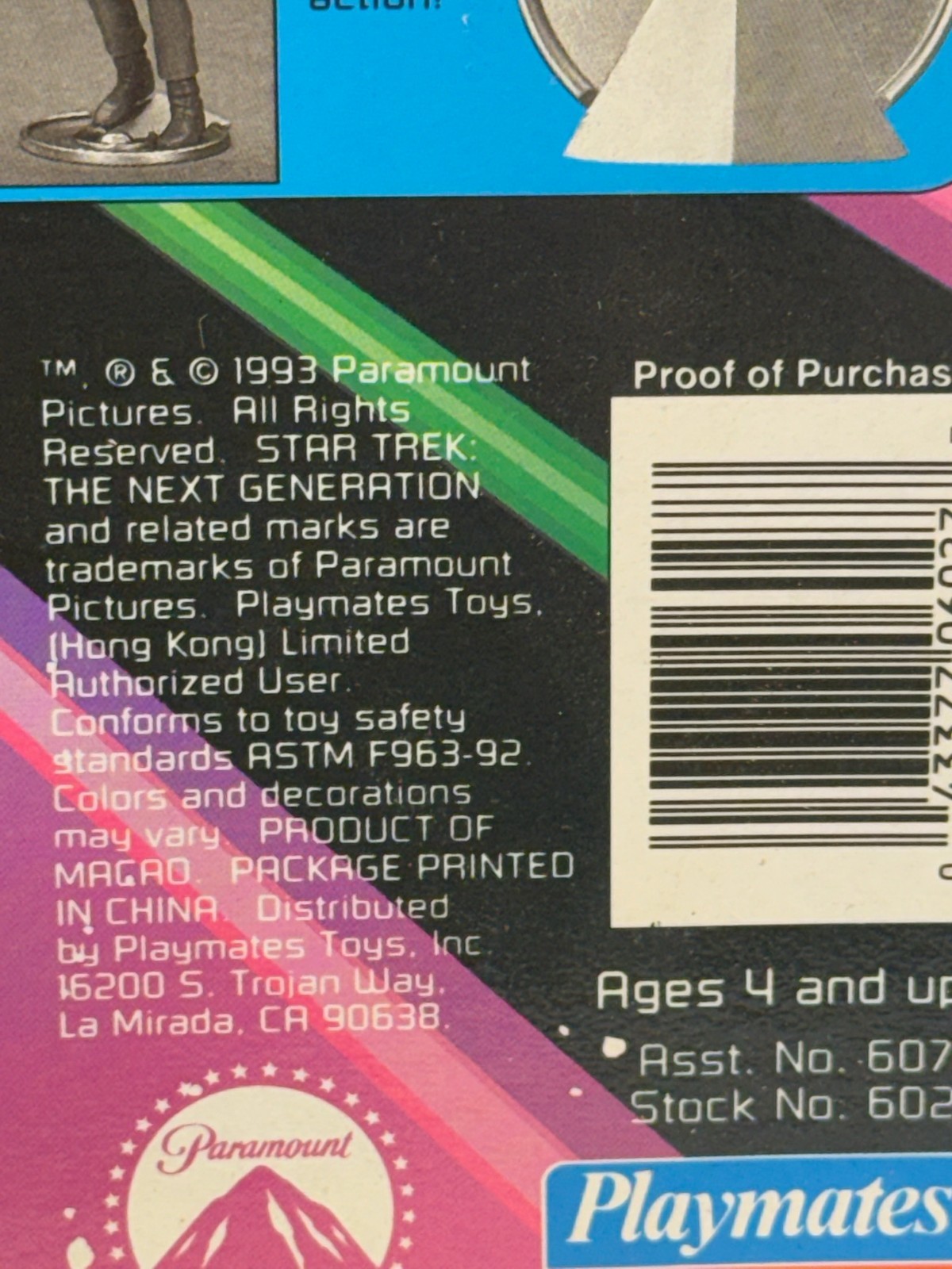 1993 Playmates -Star Trek: The Next Generation – Ambassador Spock – NEW