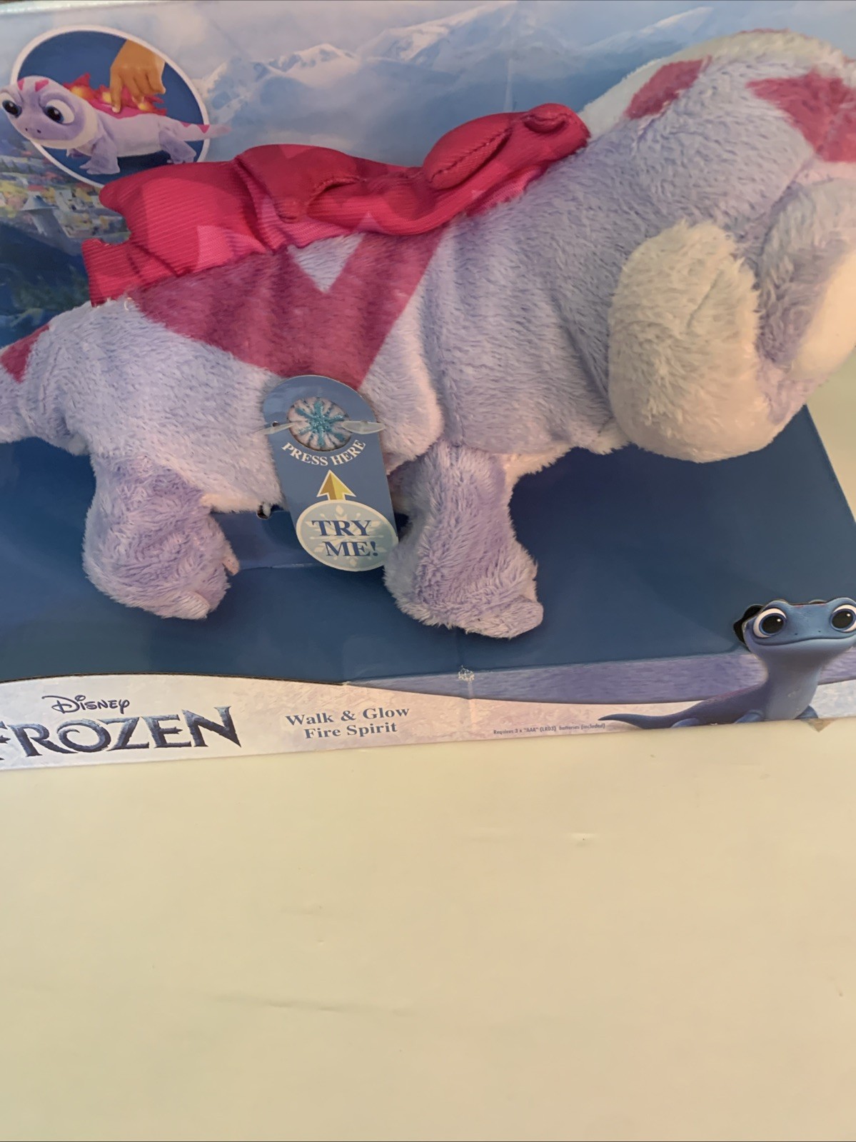 NEW Disney Frozen 2 Light-Up Walk and Glow Fire Spirit Interactive Pet