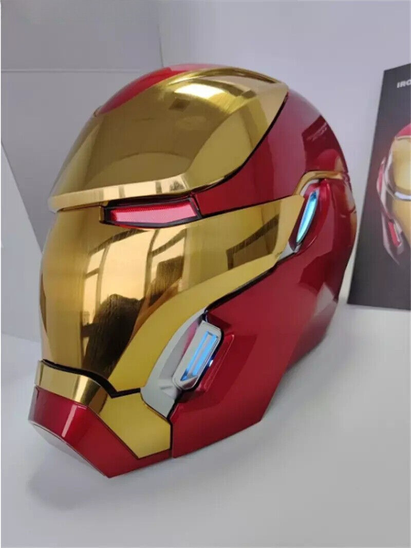 Iron Man Mk50 Friday Helmet Autoking 1/1 Wearable Helmet Cosplay LED Gift