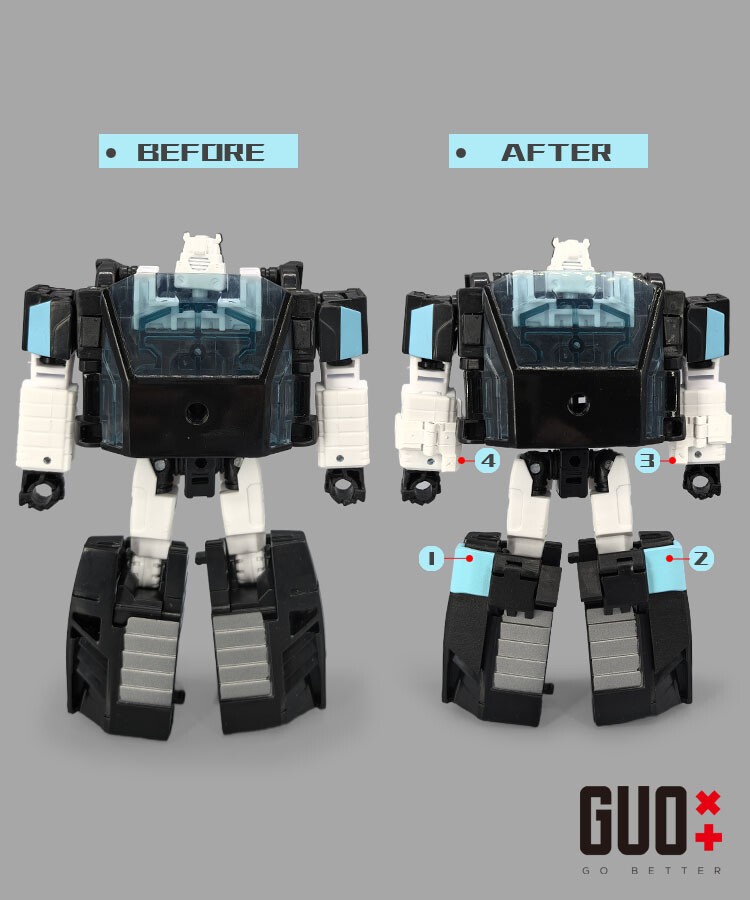 IN STOCK! 3D DIY Upgrade Kit For Legacy United Armada Wheeljack-GO BETTER studio