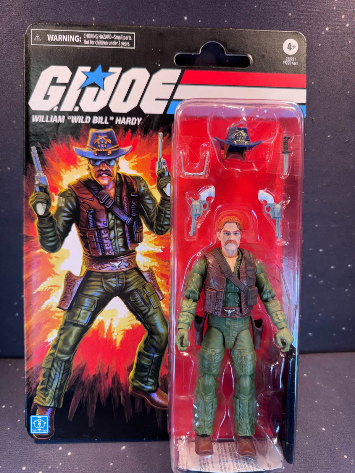 2026 G.I. Joe Classified Series Retro William «Wild Bill Hardy 6» Figure In Hand