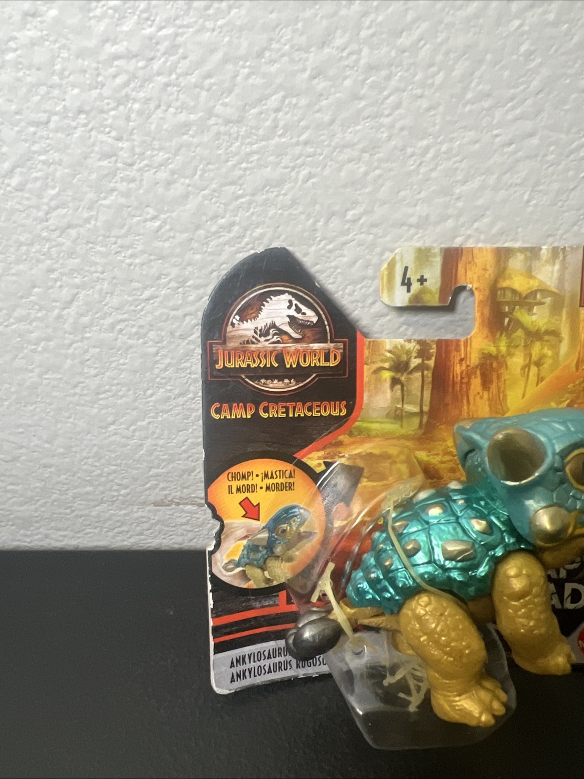 Mattel Jurassic World Camp Cretaceous Snap Squad Ankylosaurus Bumpy Mini Figure