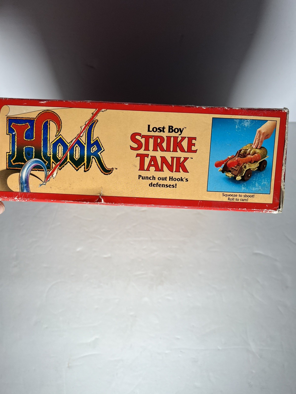 Vintage Mattel 1991 Hook The Movie Lost Boy Strike Tank Vehicle Toy Sealed
