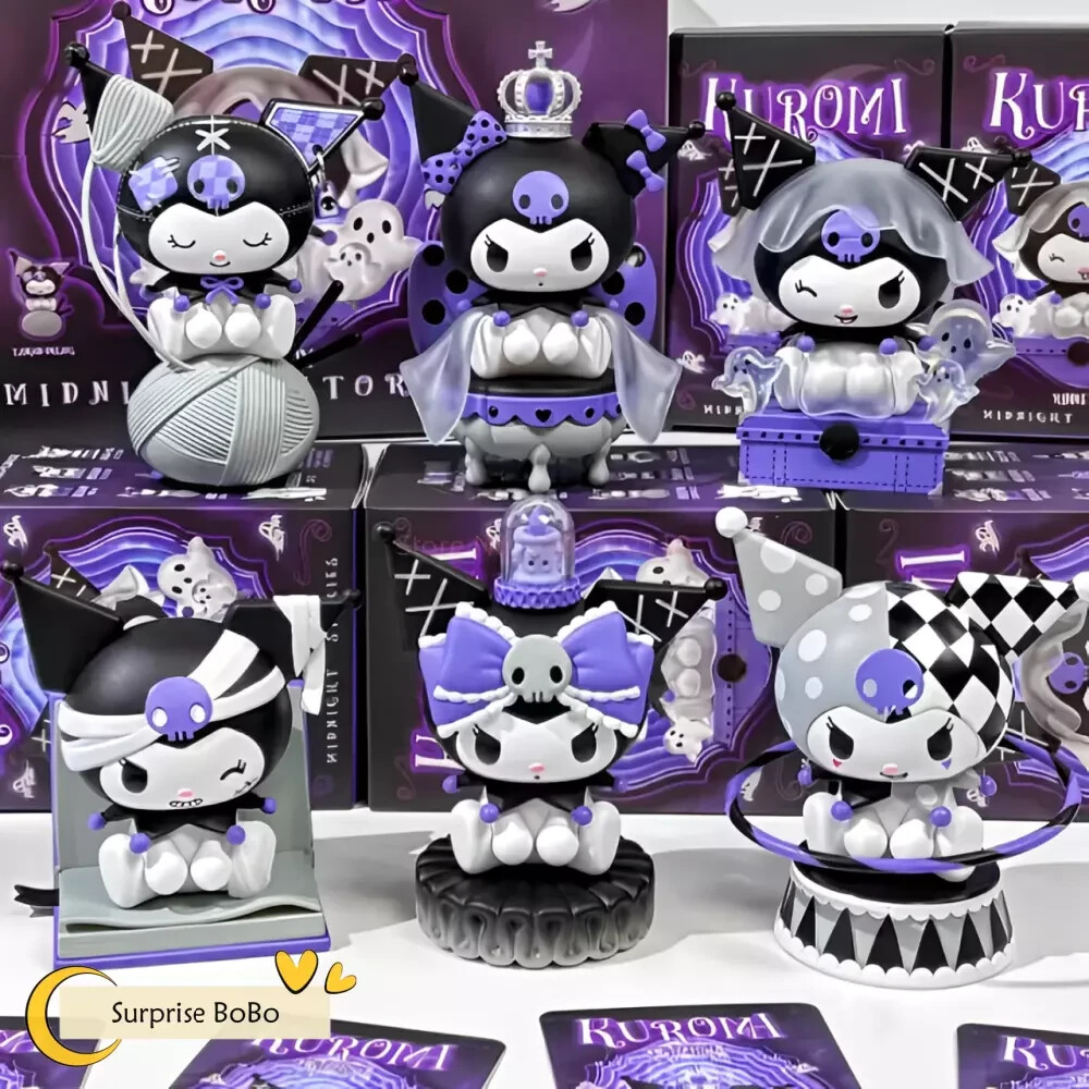 Sanrio Kuromi Dark Night Story Blind Box Figure Violet Guardian New Open Box