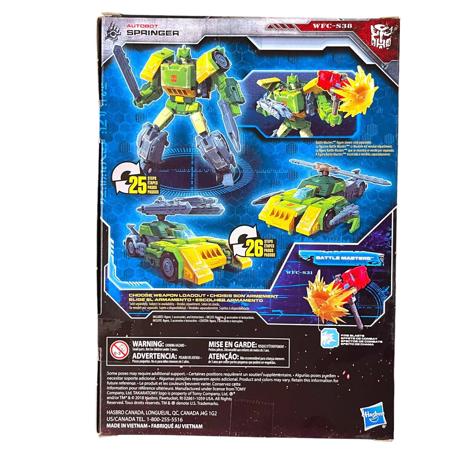 Transformers Siege Springer War Cybertron Triple Changer Tank Helicopter 3 In 1