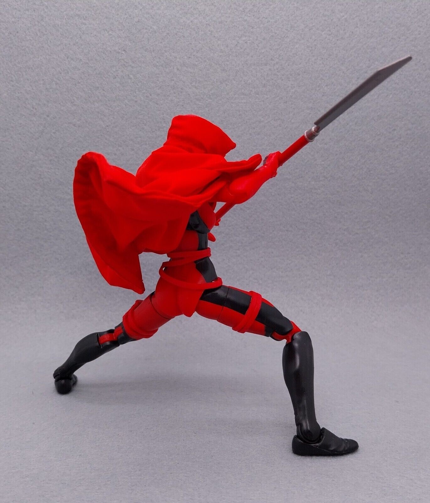 SU-C-RW: 1/12 Red Wired Cloak Cape for Marvel Legends Red Widow