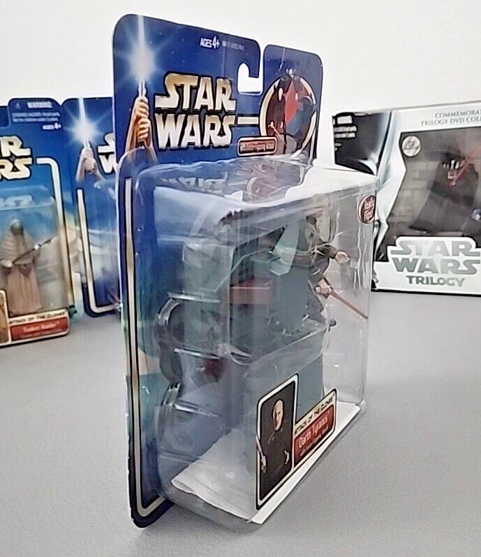UNOPENED Darth TYRANUS Force Flipping Attack 2001 Hasbro Star Wars AOTC + GIFTS