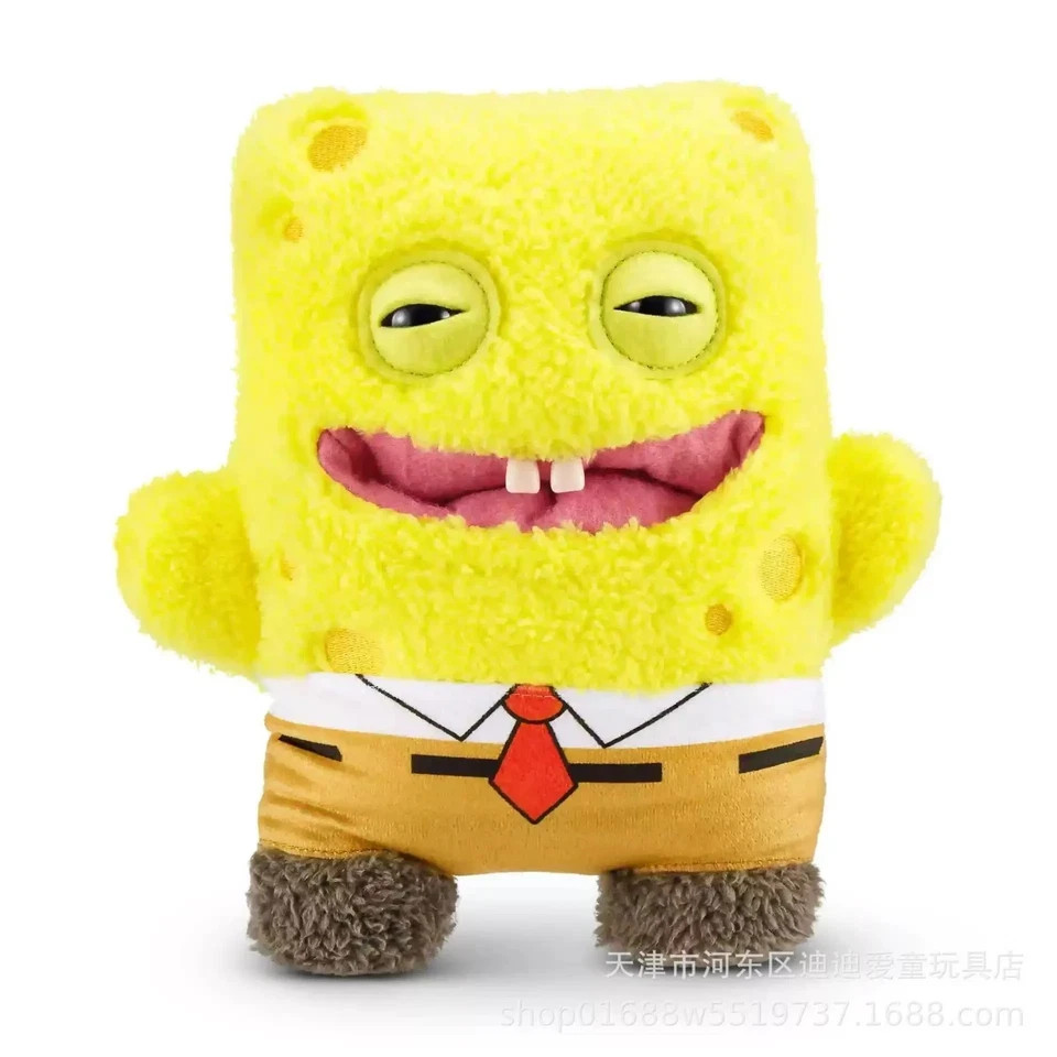 Fuggler Spongebob Patrick Star Plush Toys Funny Ugly Monster Tooth Birthday Gift