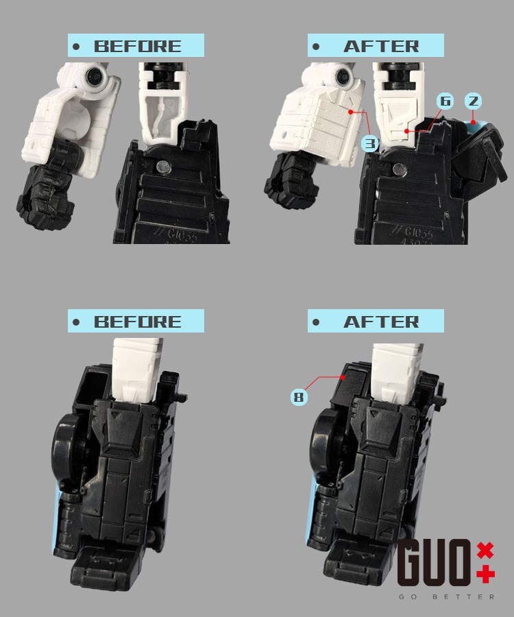 IN STOCK! 3D DIY Upgrade Kit For Legacy United Armada Wheeljack-GO BETTER studio