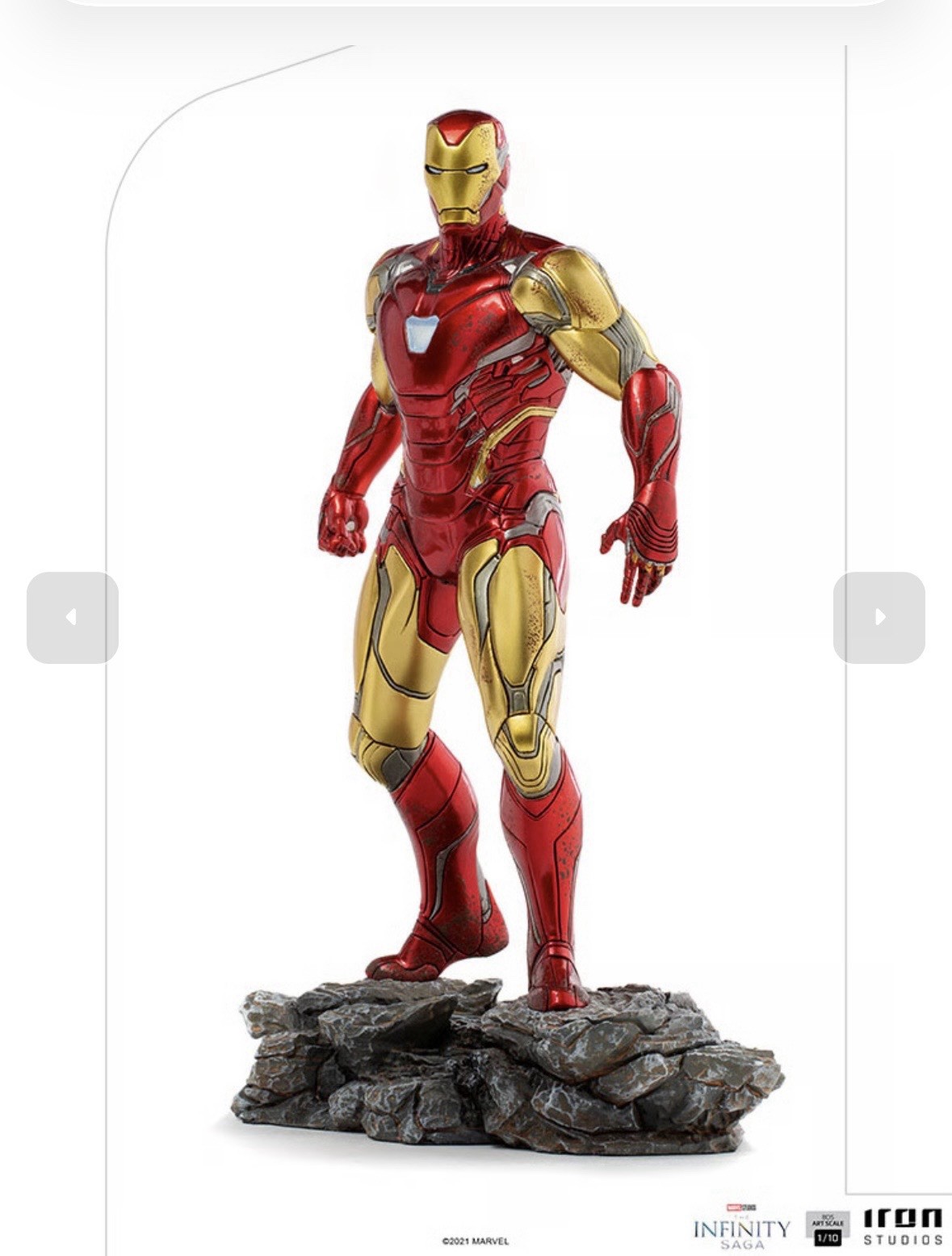Iron Studios Marvel Ultimate Iron Man Infinity Saga 1/10 Avengers Statue SEALED