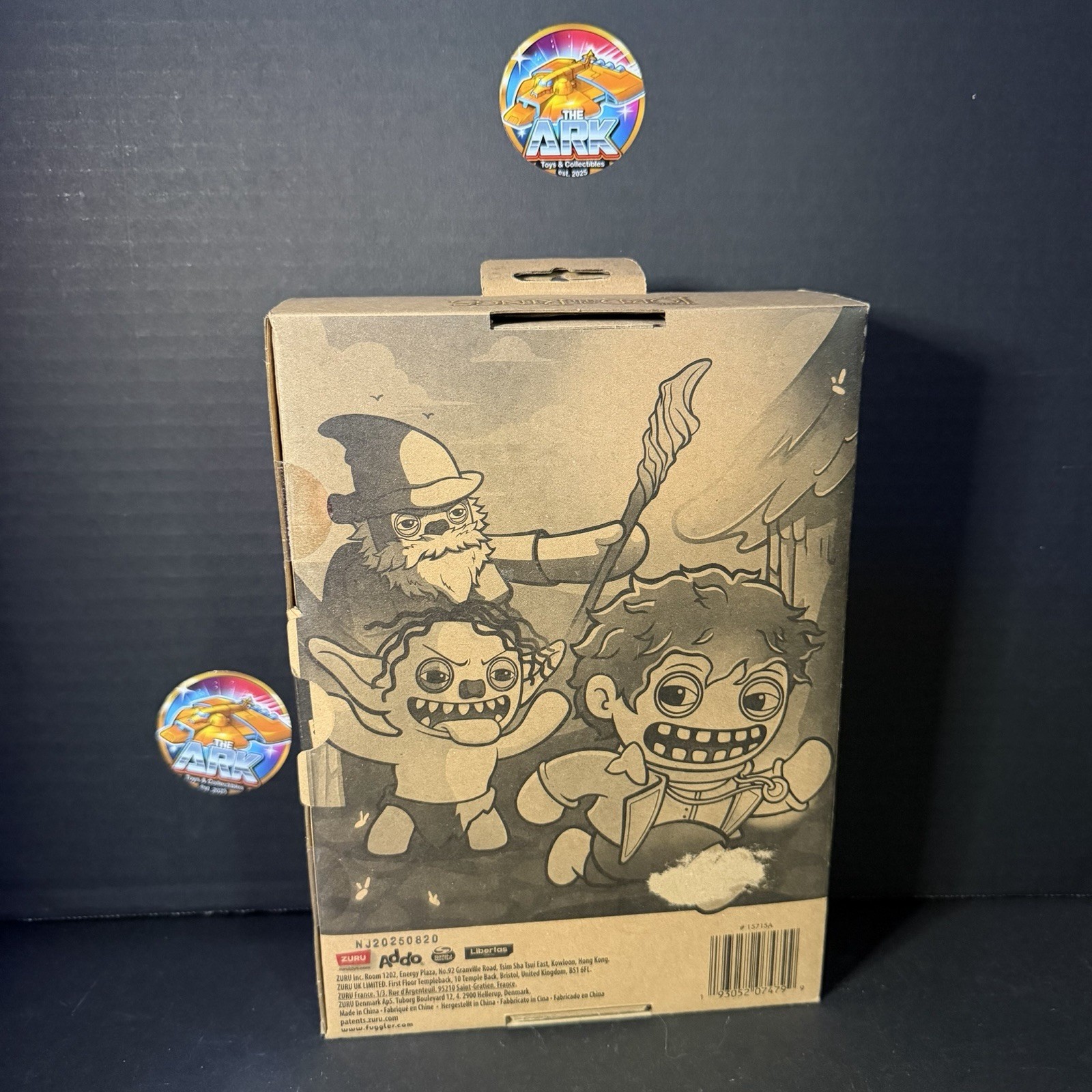 NIB Fuggler Lord of the Rings Smeagol Plush Monster Zuru