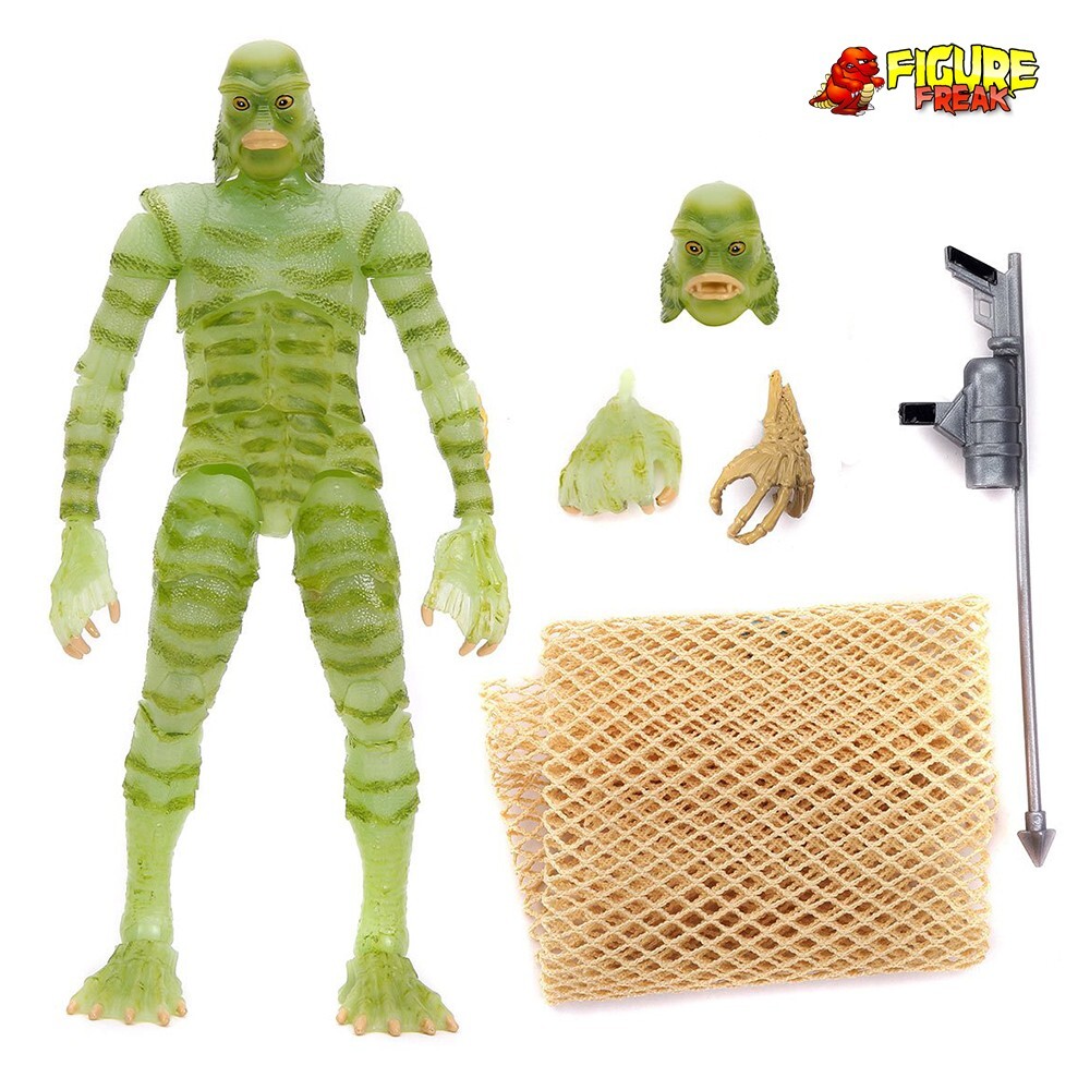 Jada Toys Universal Monsters Creature from Black Lagoon Glow in Dark 6″ Figure