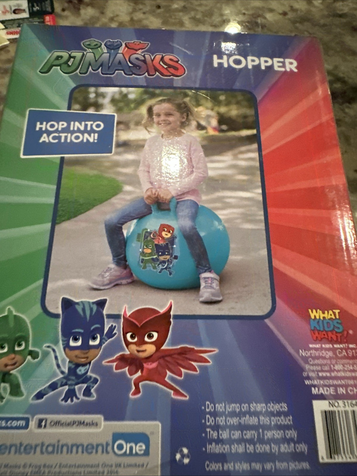 PJ Masks Hopper 4+ Years What Kids Want