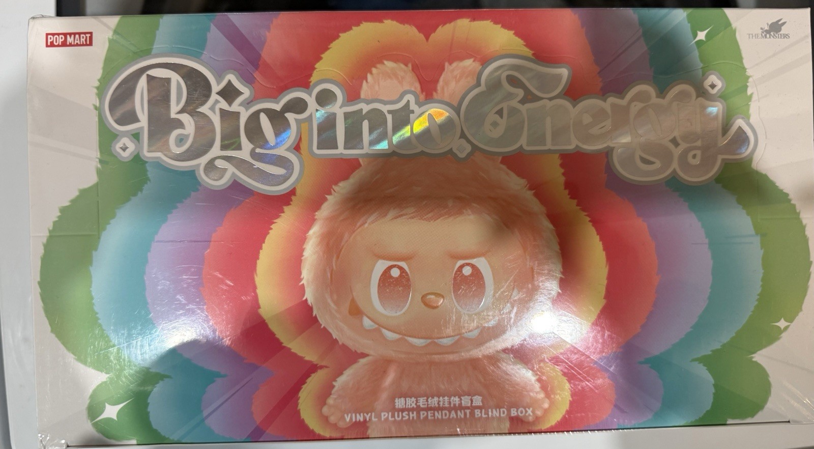 POP MART SEALED AUTHENTIC LABUBU MONSTERS BIG INTO ENERGY BOX