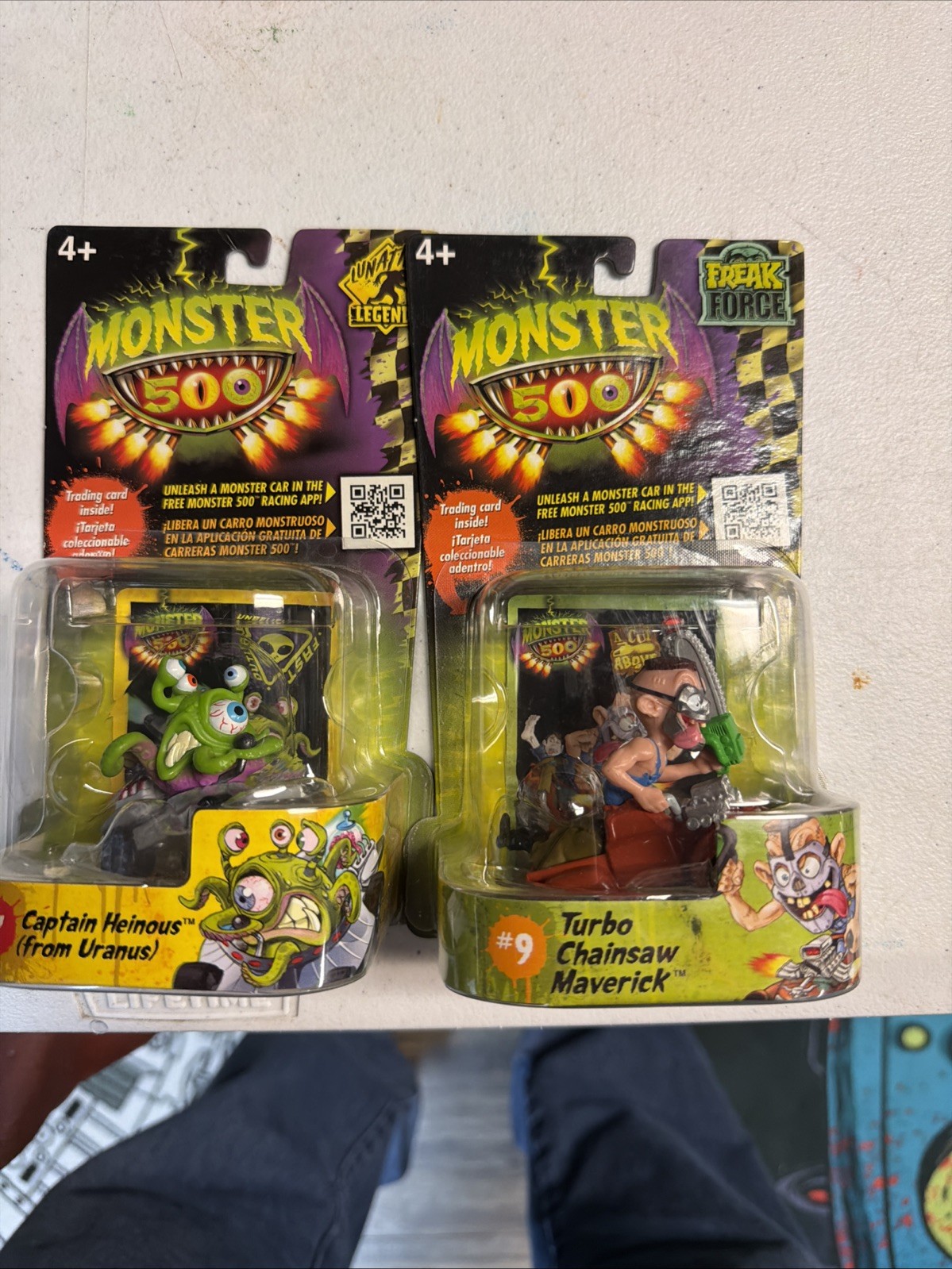Monster 500 Driving Dead Lot Series Complete Set Serie Complet Car with Card