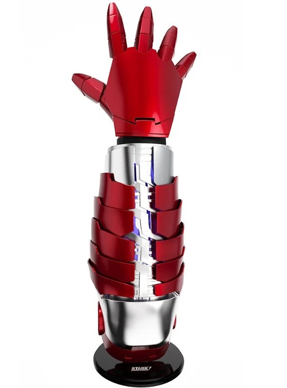 US!!! Autoking Iron Man Helmet MK5 1/1 Voice-controll Mask or Reactor Base Stand