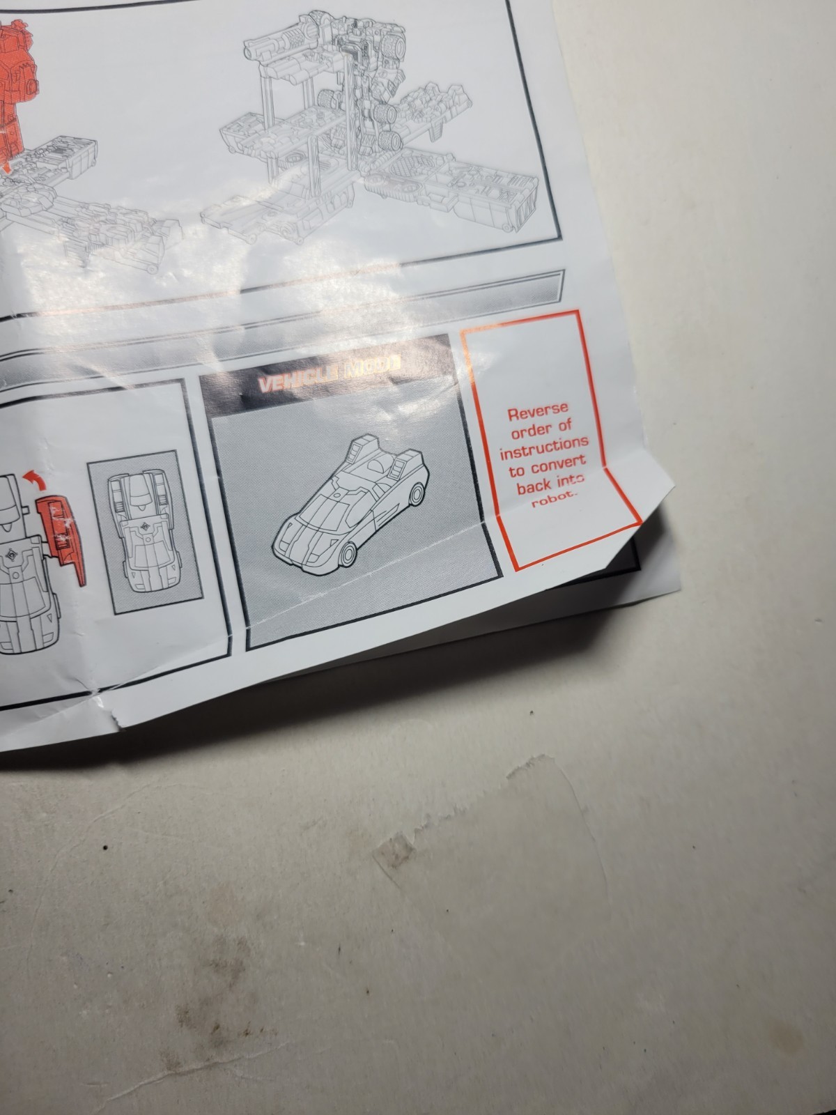 Transformers Energon COSTCO EXCLUSIVE Overload Optimus Prime Instruction Manual