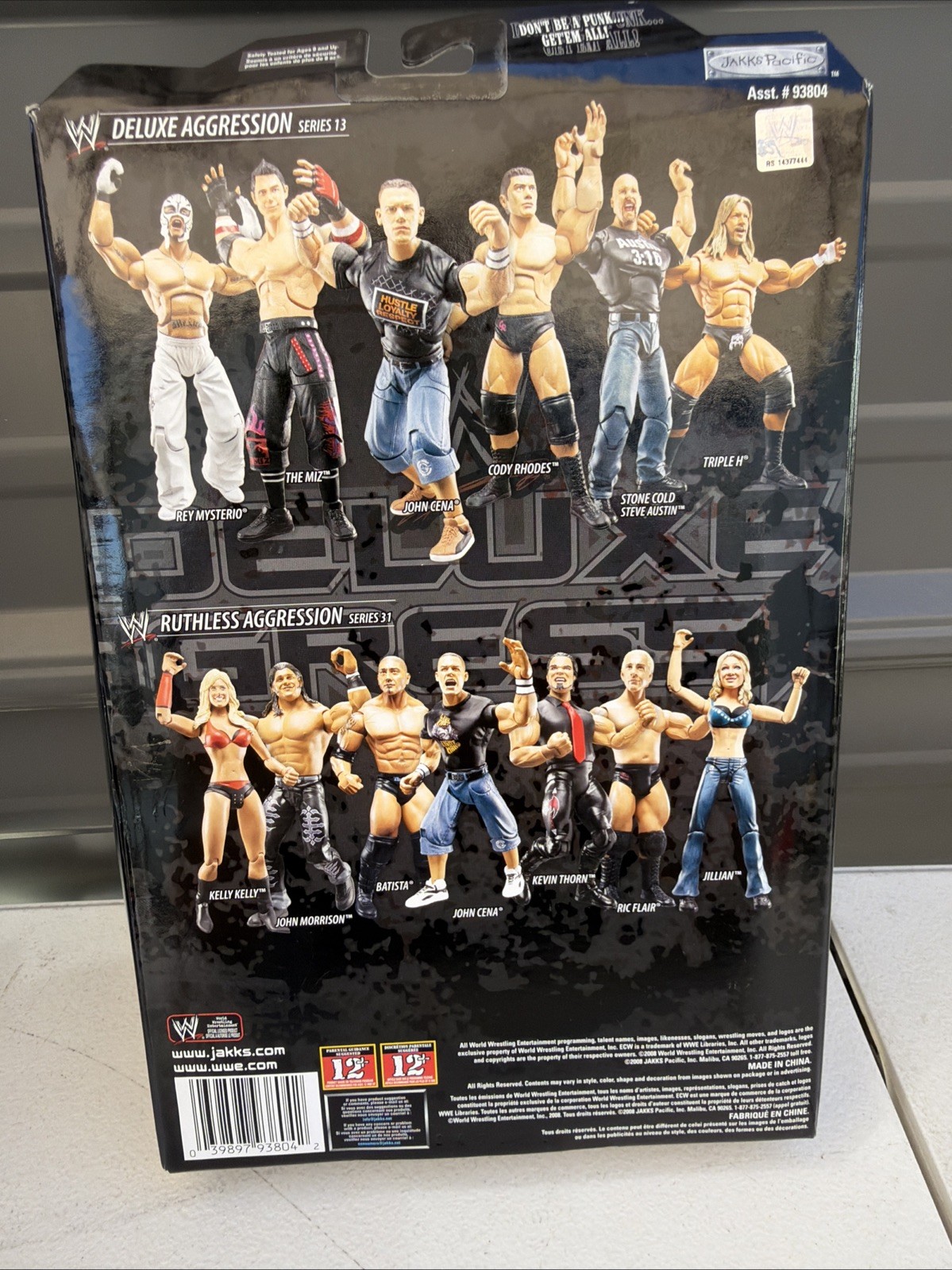 2008 Wwe Deluxe Aggression John Cena Action Figure Series 13