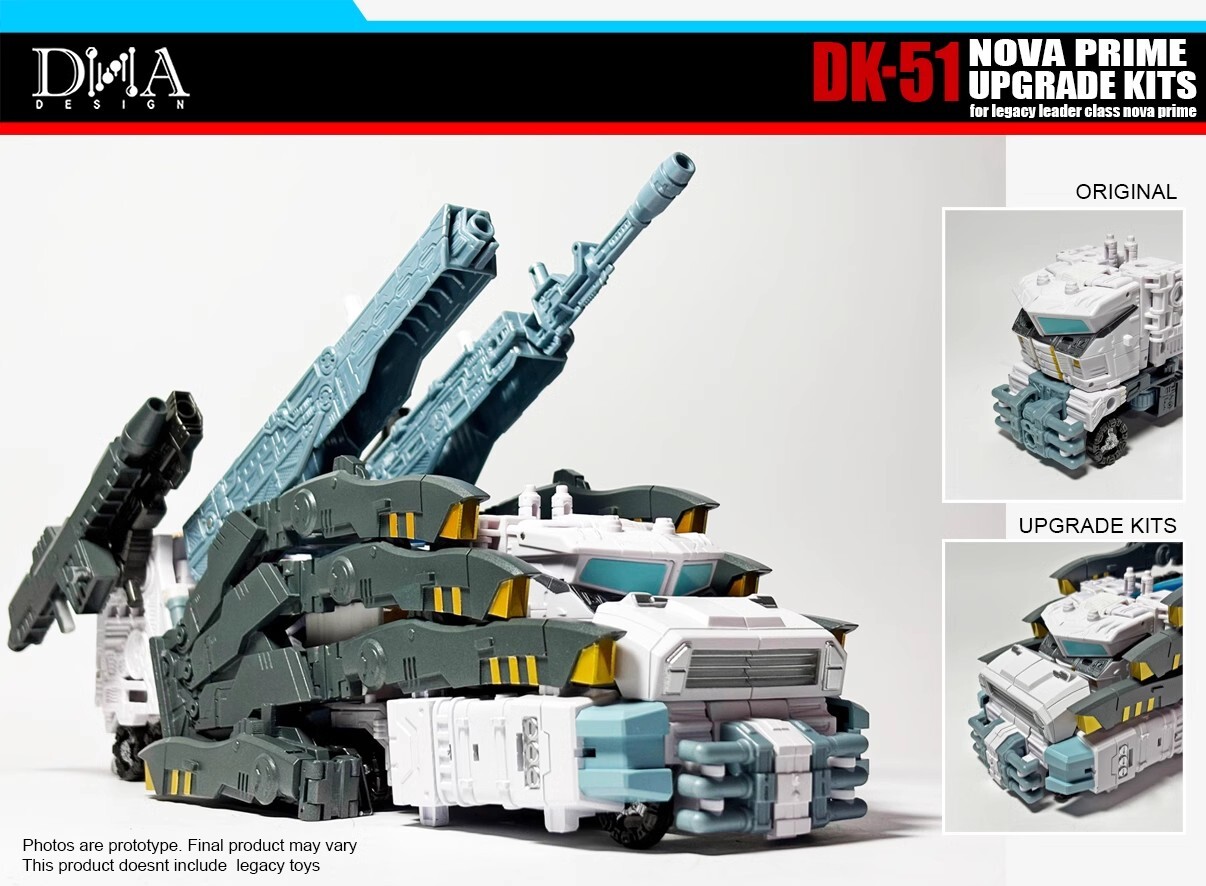DNA DK-51 Wings Weapon Upgrade Kit For Legacy Leader Class Nova Prime WITH BONUS