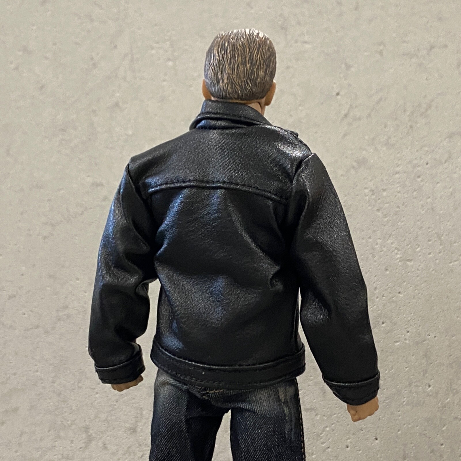 PB-LBJ: 1/12 Black Leather Jacket for 6″ medium to slim body