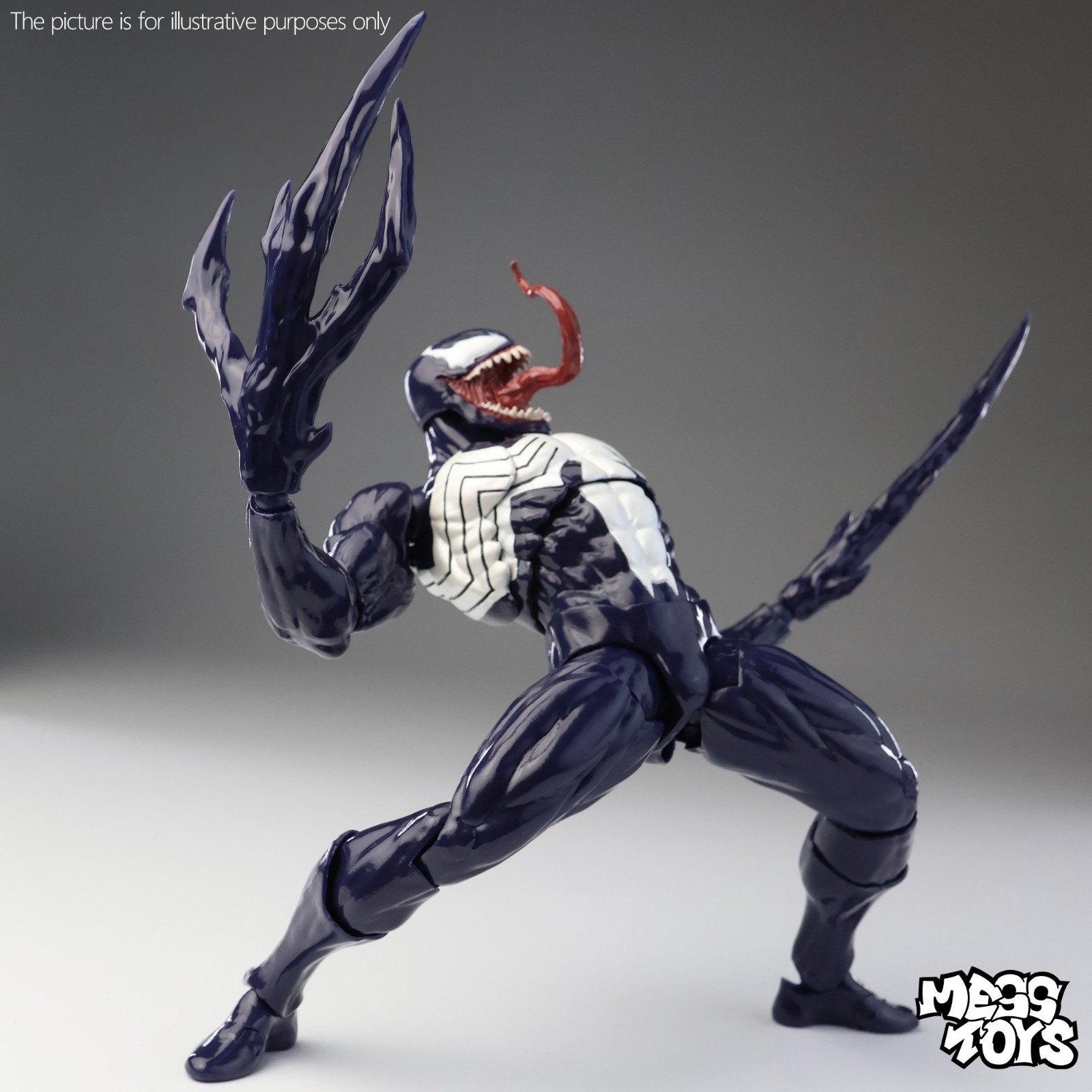In Stock Mess Toys Venom Lethal Neighbor Spider-Man Symbiote 1/12 Action Figure