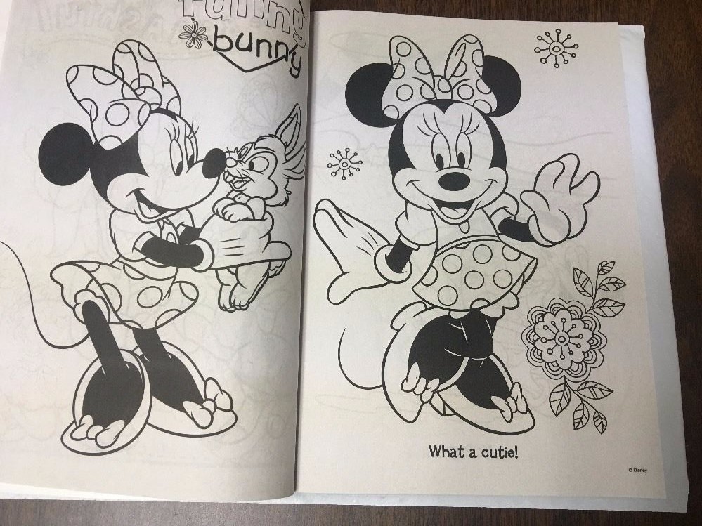 Disney Mickey & Friends My Terrific Book to Color ~Great Day 144 Pages, 30 Books
