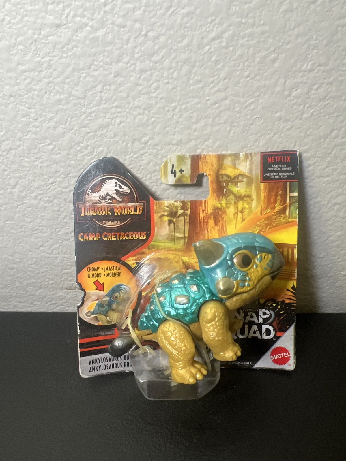 Mattel Jurassic World Camp Cretaceous Snap Squad Ankylosaurus Bumpy Mini Figure