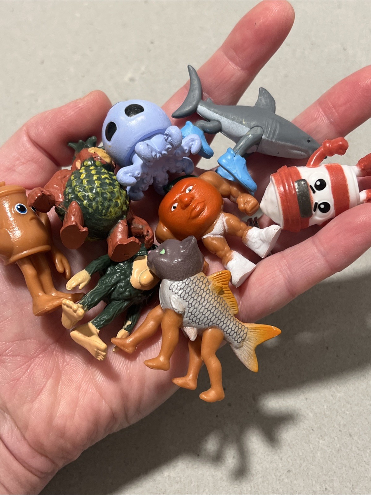EUC 8 Pc Italian Brainrot Steal a Brain Rot Toys, 1.8″ Action Figure Mini Lot B