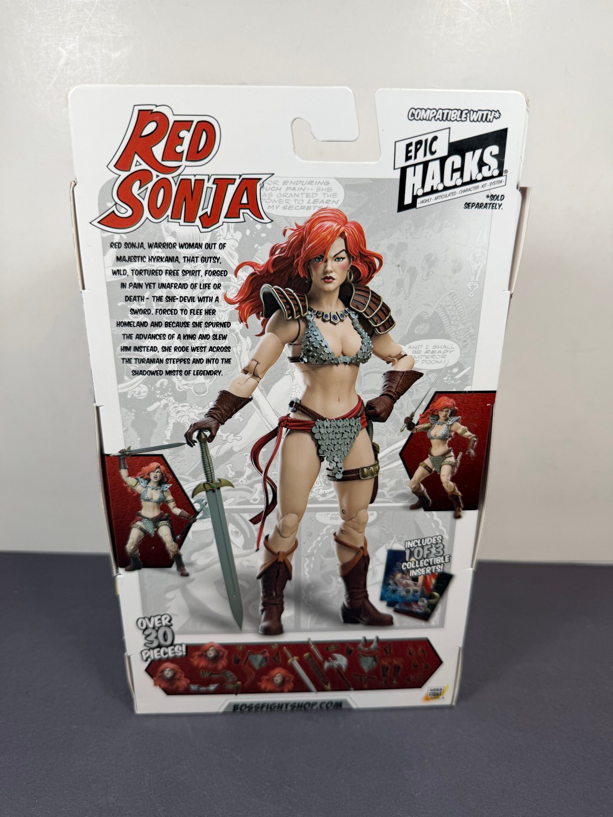 Boss Fight Studio Epic Hacks RED SONJA 6″ Action Figure 1:12 Scale