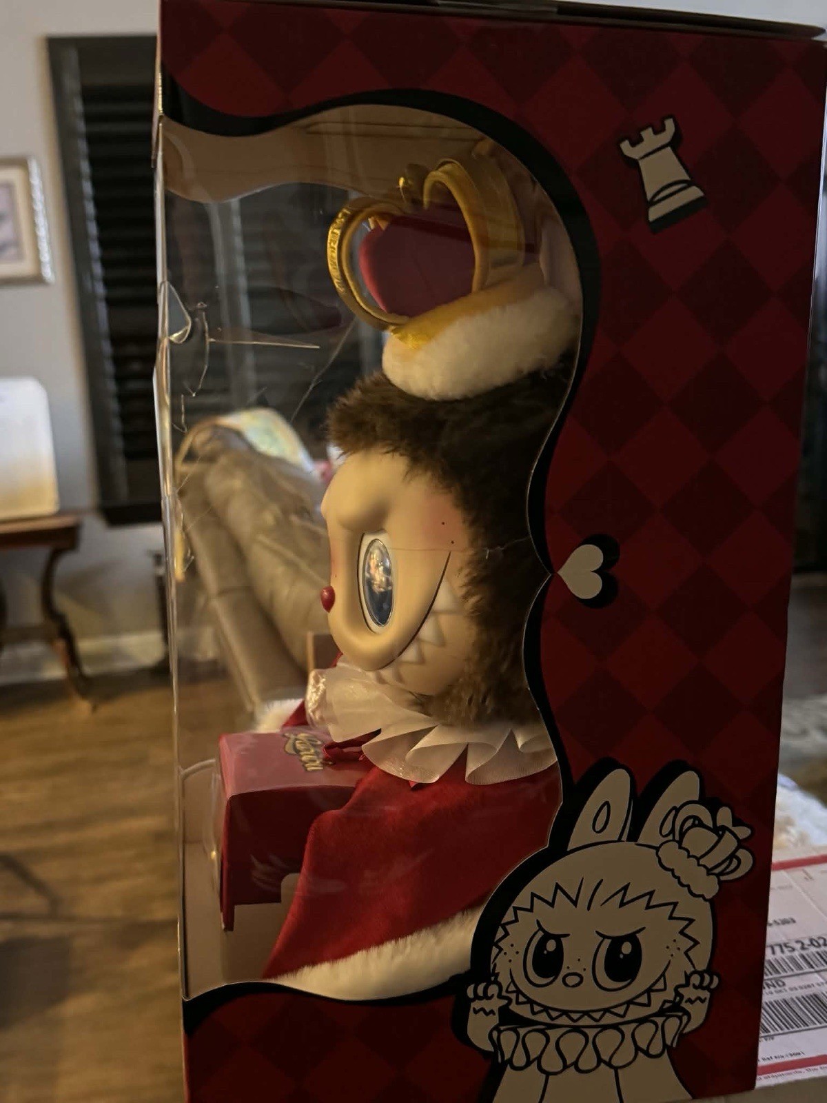 RARE AUTHENTIC POP MART Let’s Checkmate Plush King Toy – NEW IN BOX