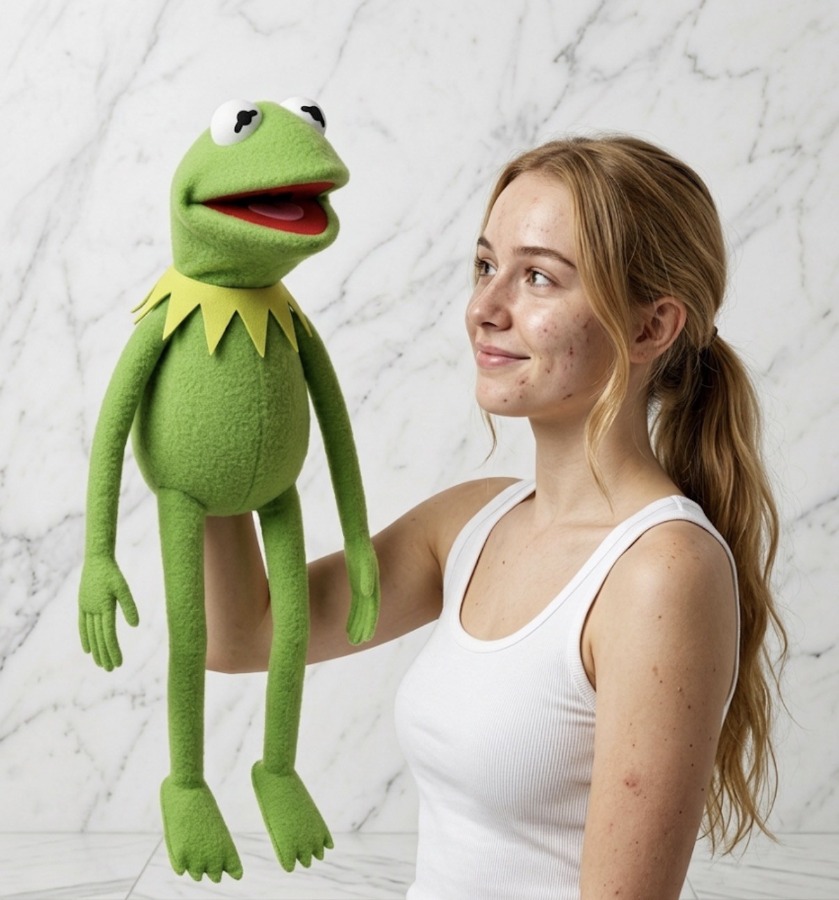 60cm Kermit the Frog Hand Puppet Kermit Plush Toy The Muppets Gift | BRAND NEW
