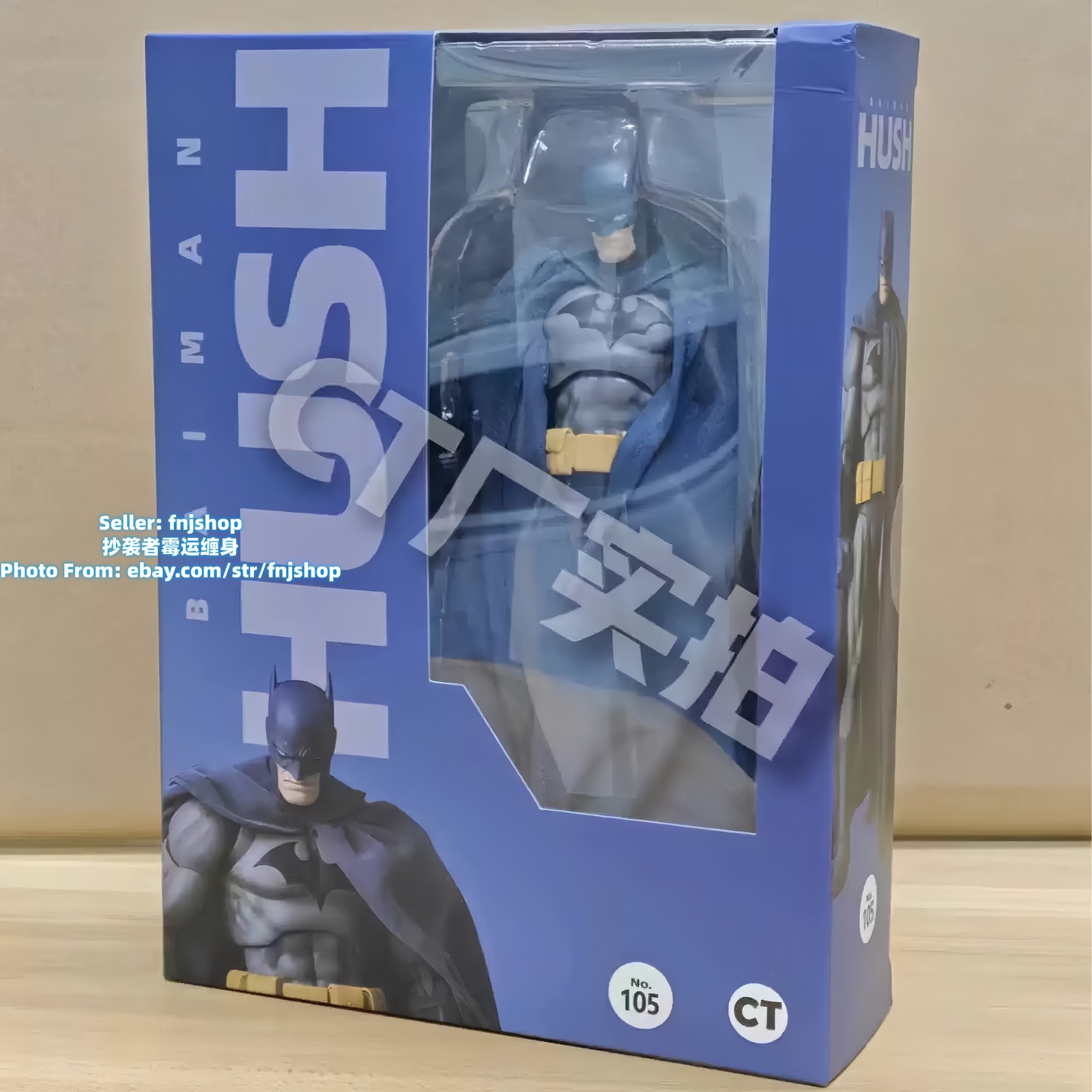 Hot-New CT Toys Hush Batman No.105 Blue Ver. 1/12 Action Figure Boxed (US STOCK)