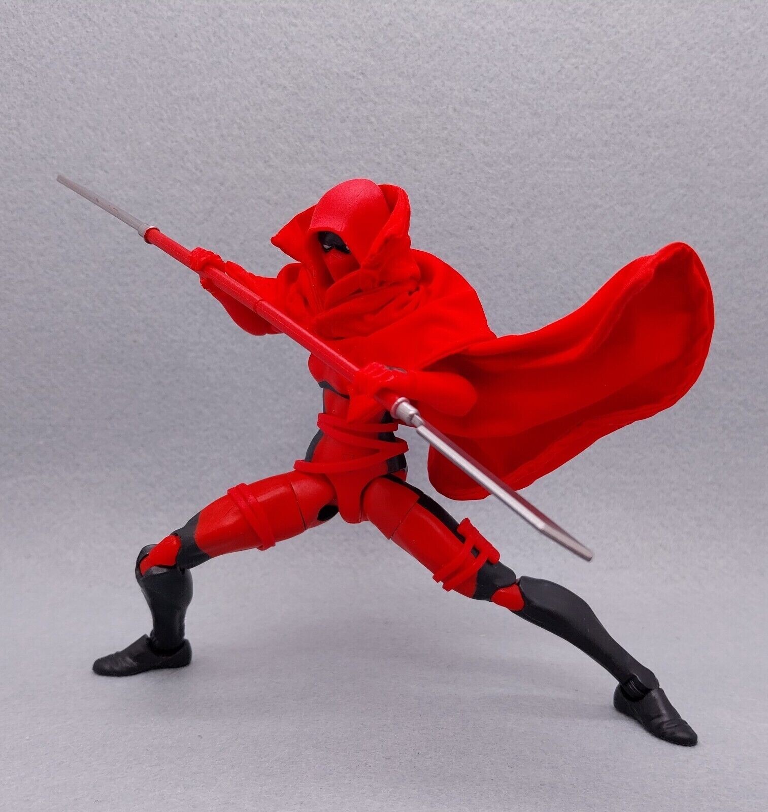 SU-C-RW: 1/12 Red Wired Cloak Cape for Marvel Legends Red Widow