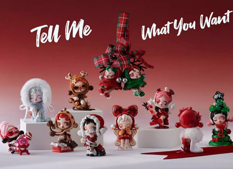 SKULLPANDA Tell Me What You Want Series Blind Box Confirmed Figure Toy XMAS Gift