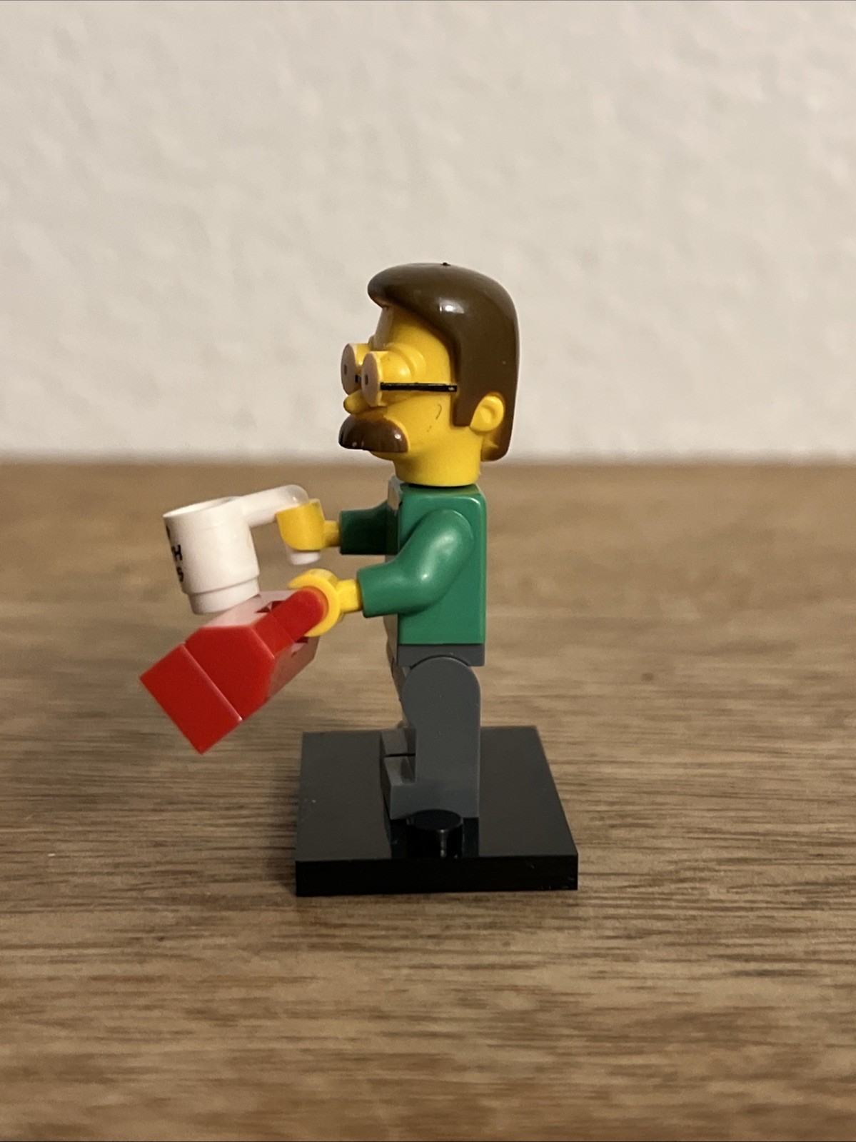 Ned Flanders The Simpsons Block Mini 2.5” Figure Abs Plastic Toy