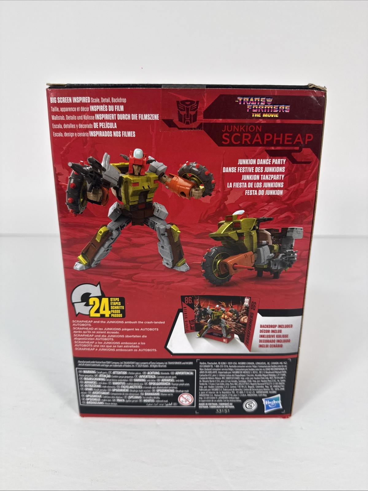 Transformers Studio Series 86-24 SCRAPHEAP Voyager Class Hasbro 2024