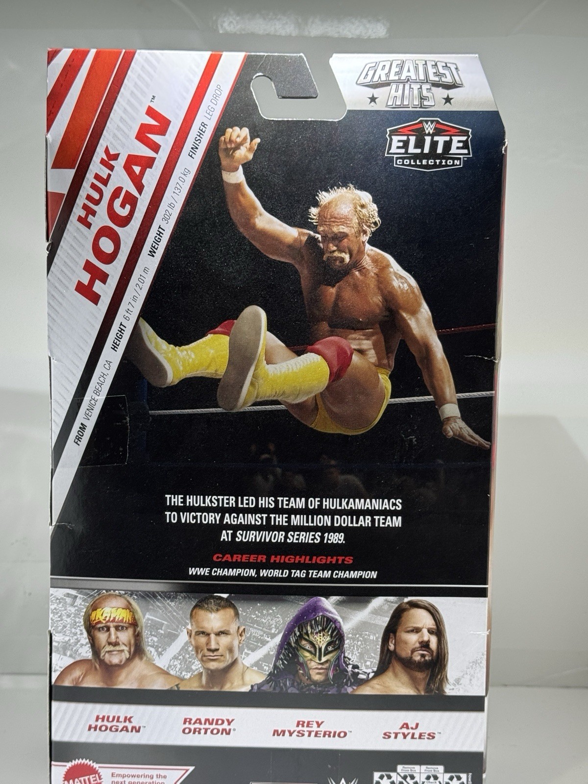 HULK HOGAN WWE ELITE COLLECTION GREATEST HITS ACTION FIGURE SHIPS SAME DAY