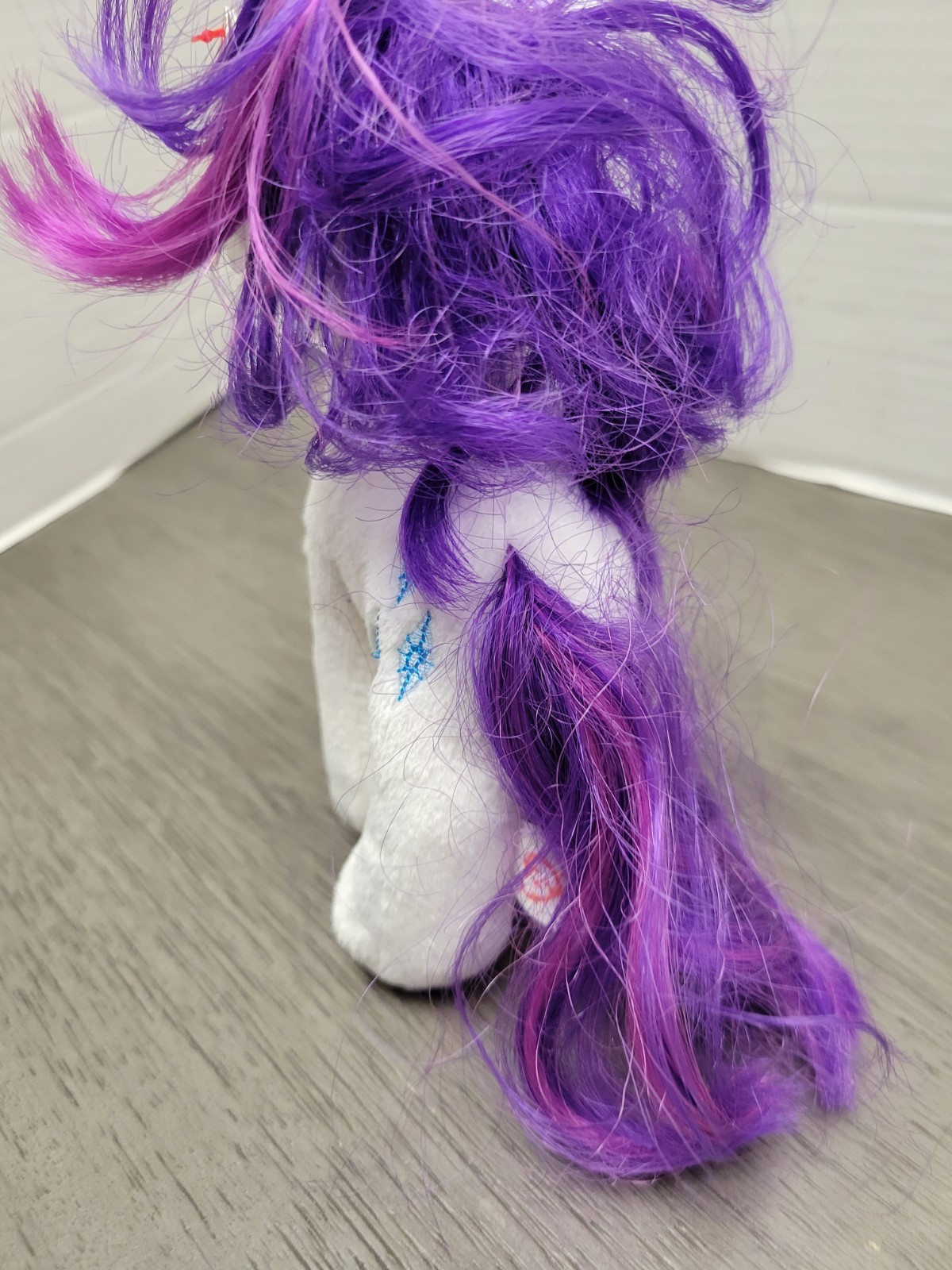 2014 Ty Beanie Babies My Little Pony Sparkle Rarity 7″ Plush With Tags