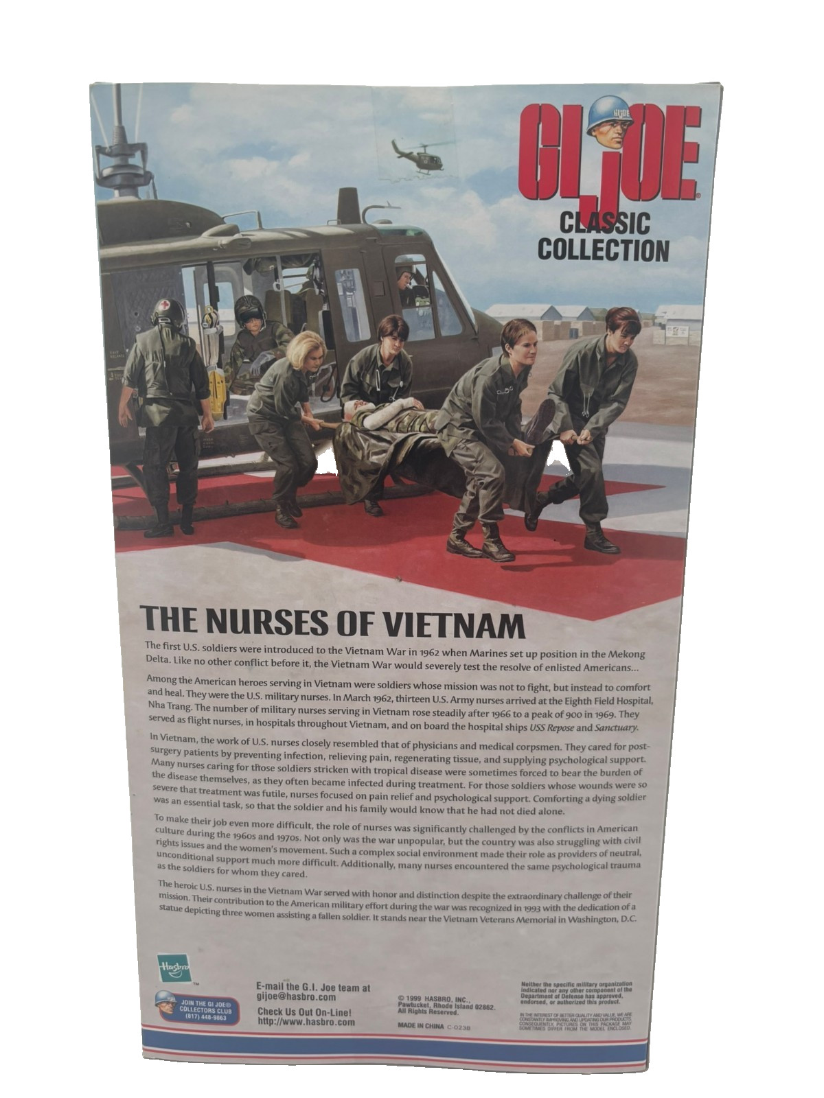Hasbro 1999 GI Joe Classic Collection – Vietnam Nurse – NIB