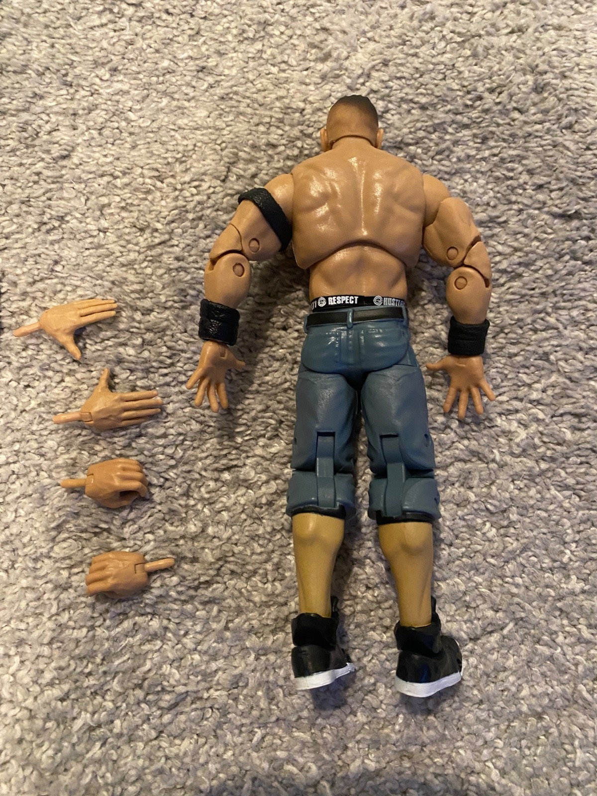 John Cena WWE Ultimate 5 Body w/ WrestleMania Elite 2026 Hat Sweat Bands RATTLES