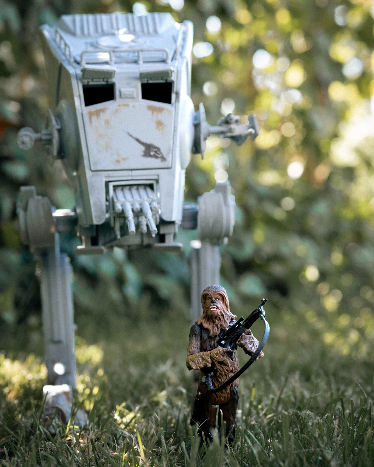 Hasbro Star Wars TVC AT-ST and Chewbacca (F8056)