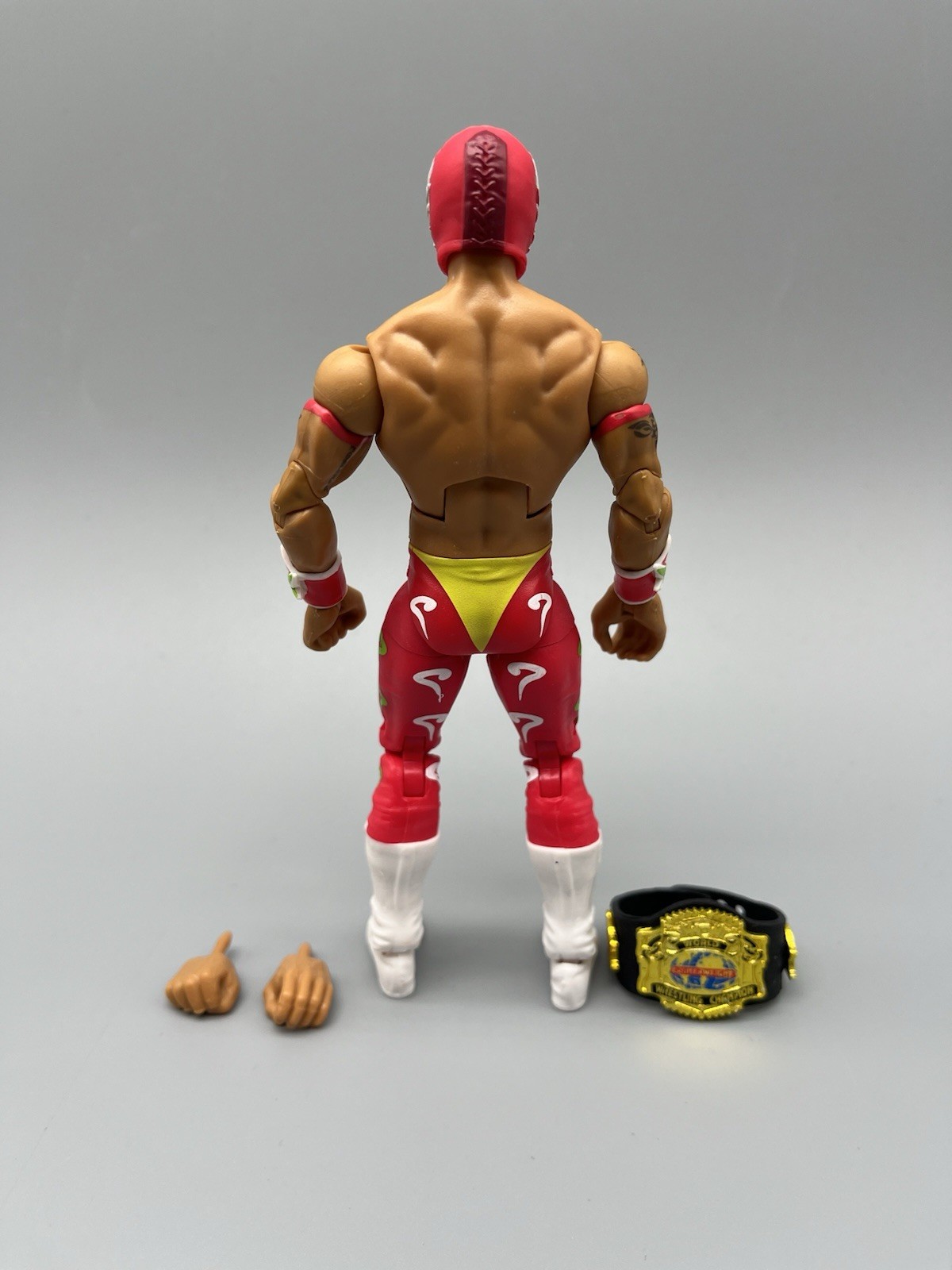 WWE Rey Mysterio Mattel Elite Action Figure Wrestling Legends Series 100 WCW