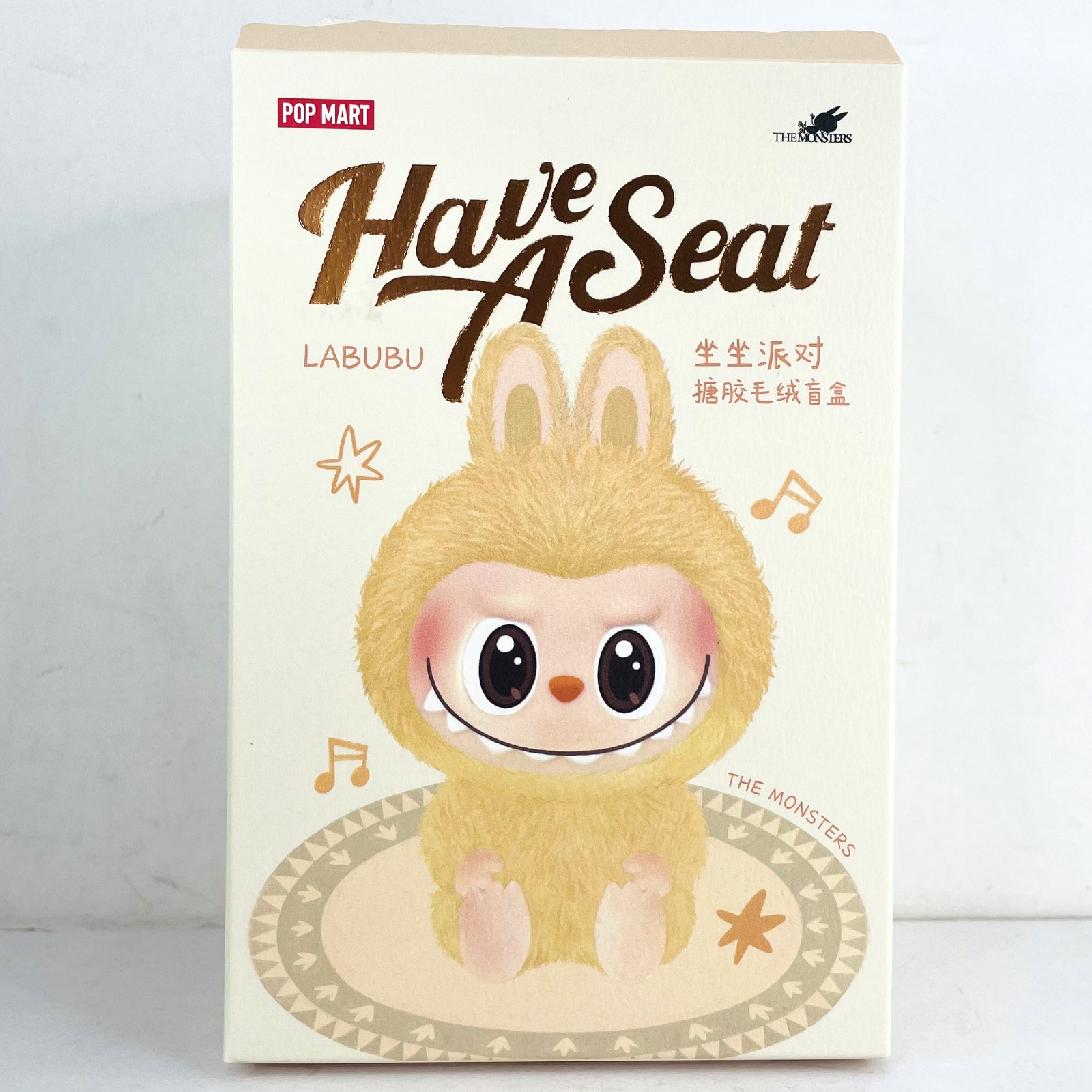 POP MART Labubu The Monsters Have A Seat Series Vinyl Plush Figure Toys Dolls