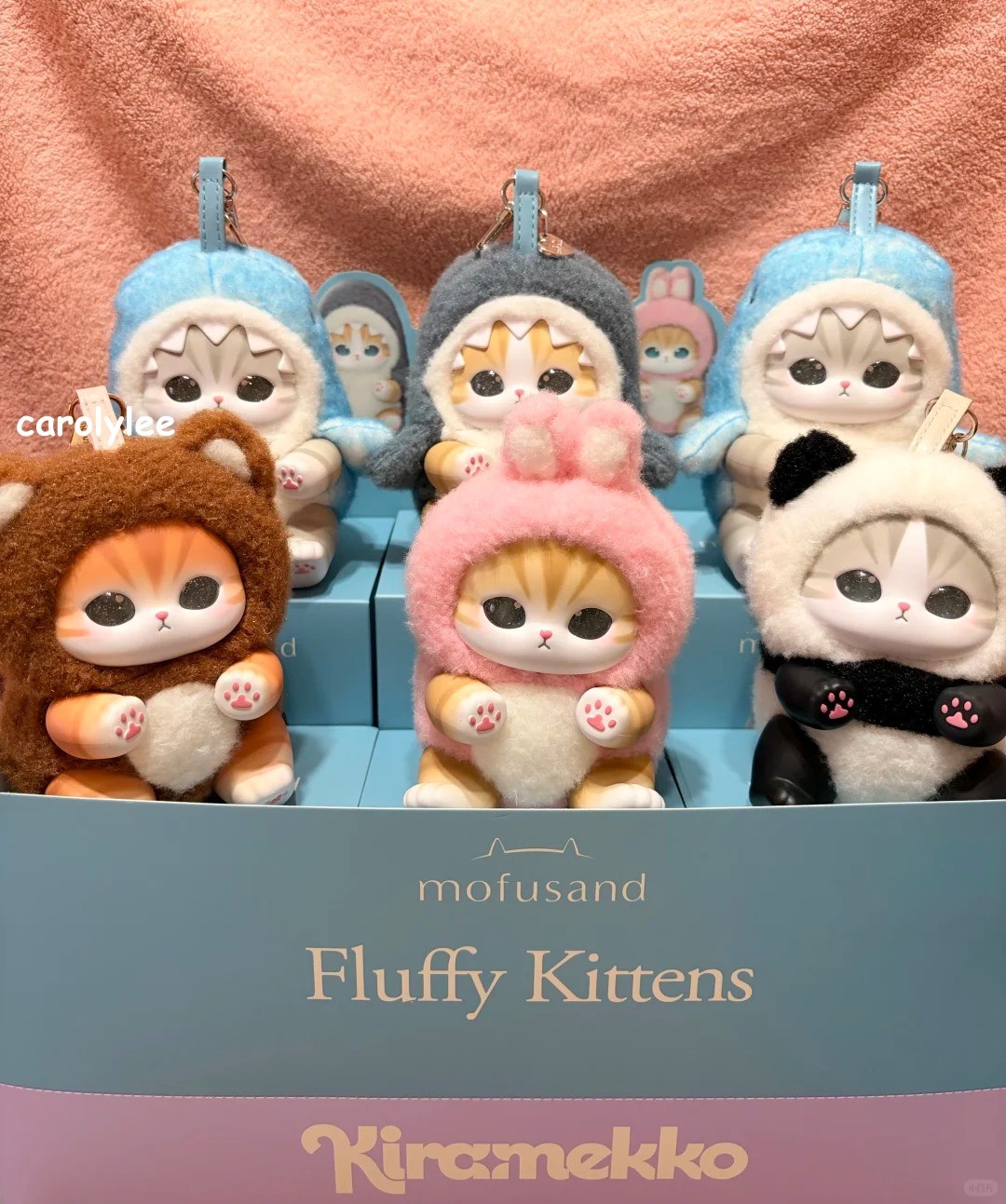 Miniso Mofusand Kiramekko Fluffy Kittens Series Confirmed Blind Box Vinyl Plush