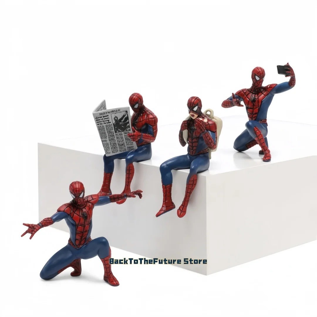 Spider Man Action Figure 7-9cm Superhero Mini Collectible Toy Model for Kids USA