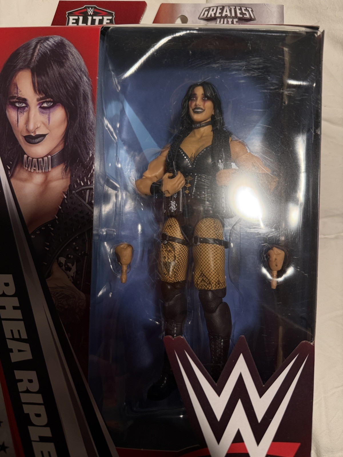 Rhea Ripley WWE Elite Greatest Hits 11 Figure NIB MOC In hand Rare AEW Ultimate