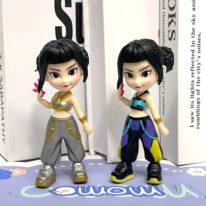6PCS Set Cosplay Hunters Rumi Mira Zoey Blind Box PVC Toys Action Figure Gift JQ